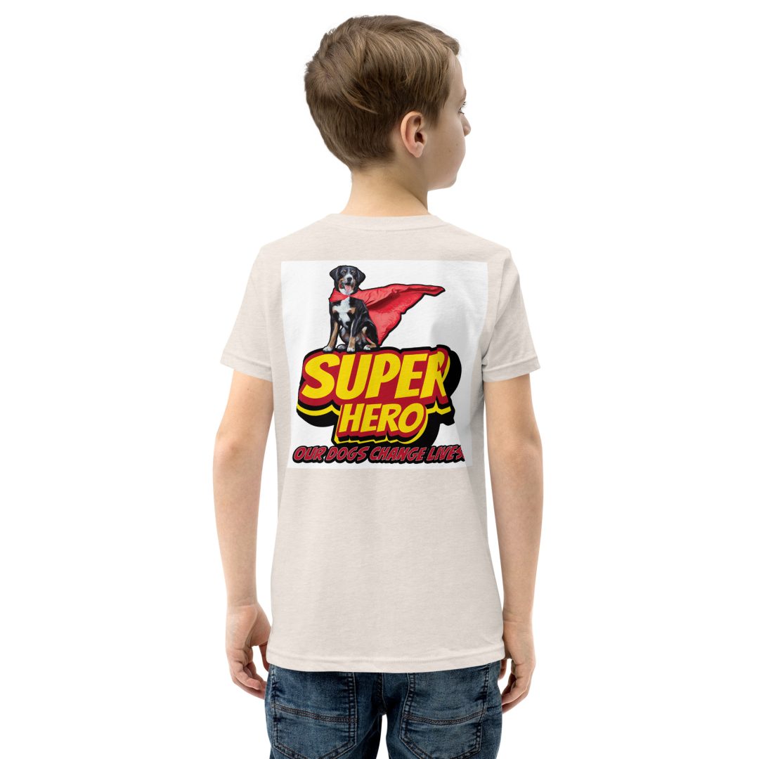 Super Hero Dog Youth T-Shirt - Image 12