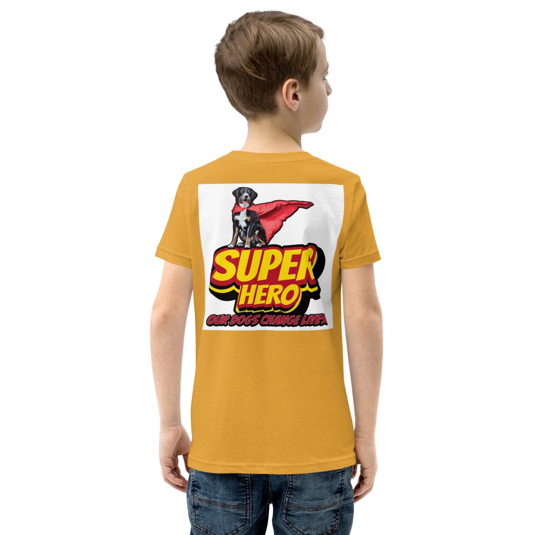 Super Hero Dog Youth T-Shirt - Image 8