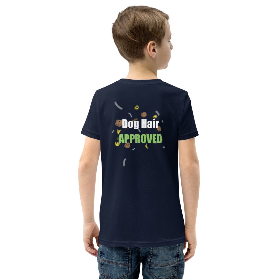 Dog Hair Approved Youth T-Shirt (Dark colors) - Image 8