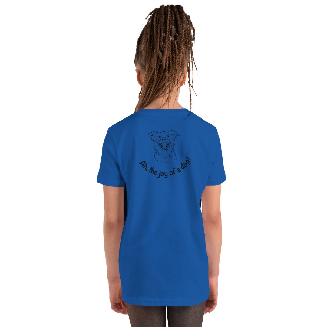 The Joy of a Dog Youth T-Shirt - Image 4