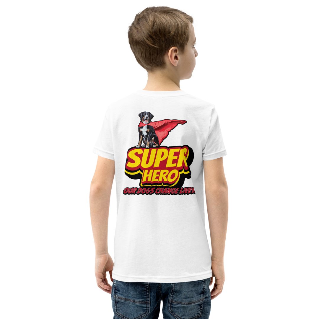 Super Hero Dog Youth T-Shirt - Image 16