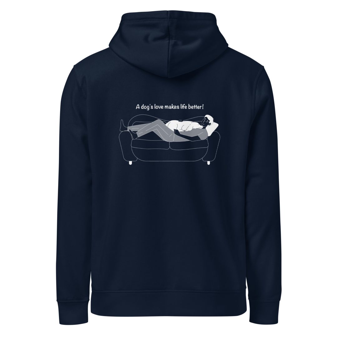 Man's Best Friend Unisex organic hoodie - Image 6
