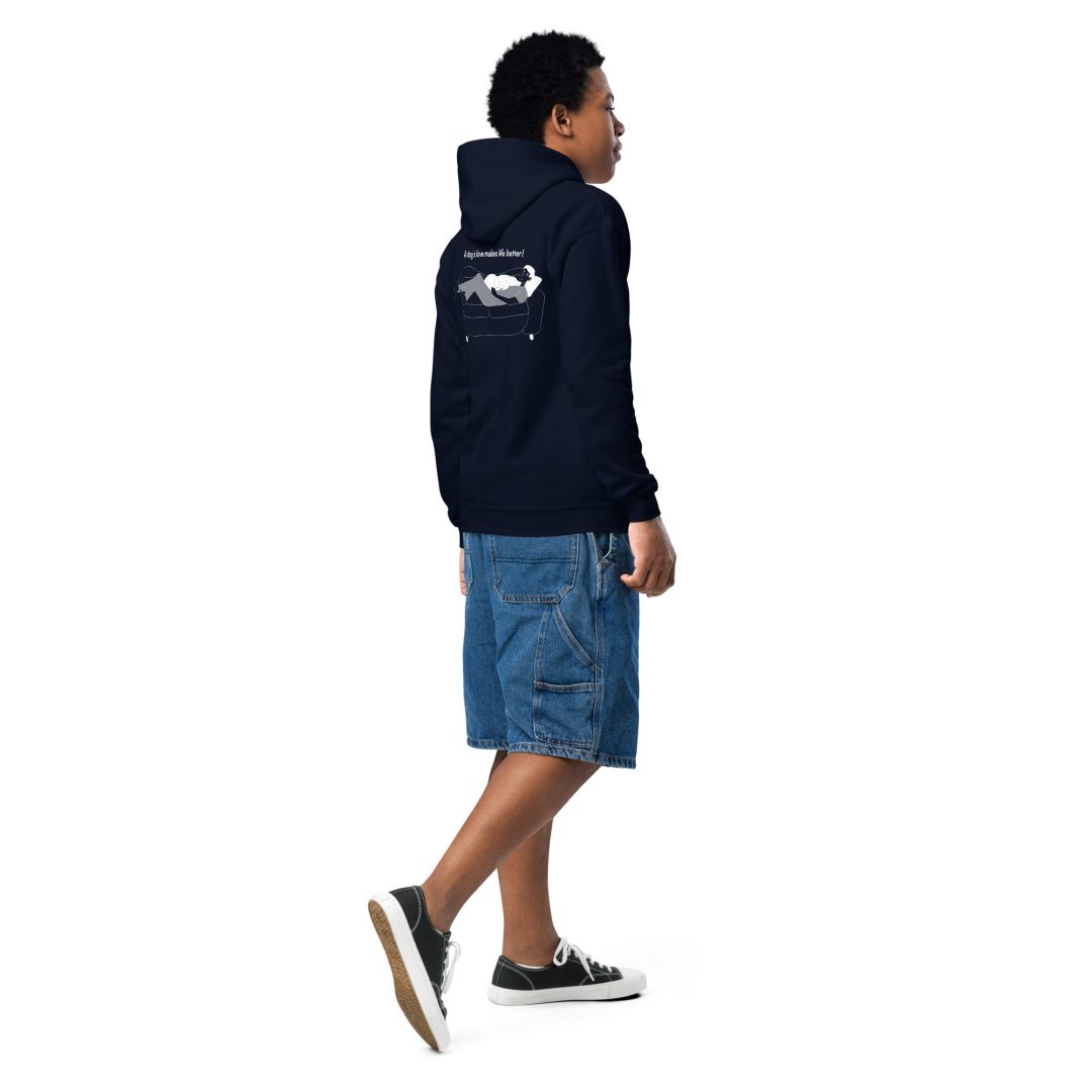 Man's Best Friend Youth hoodie - Image 10