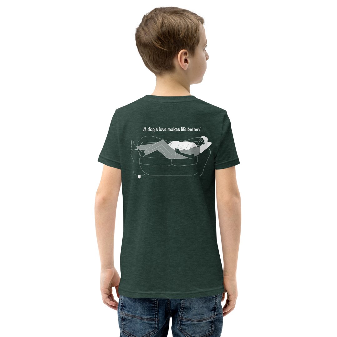 Man's Best Friend Youth T-Shirt - Image 36