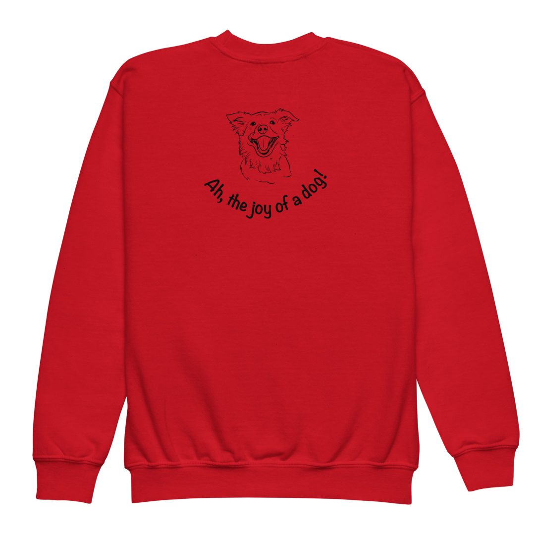 The Joy of a Dog Youth sweatshirt - Image 2