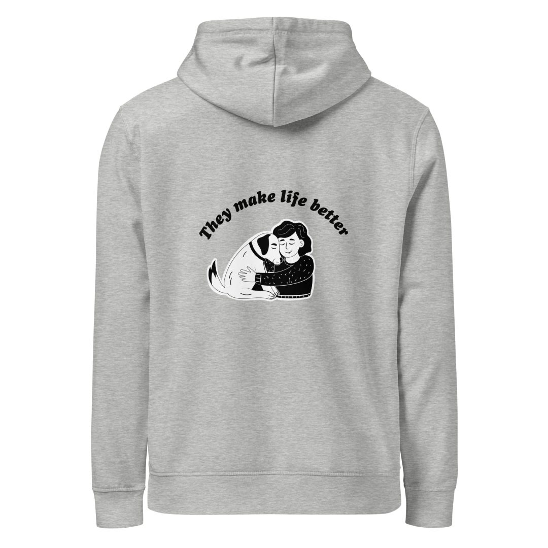 They Make Life Better Unisex organic hoodie - Image 5