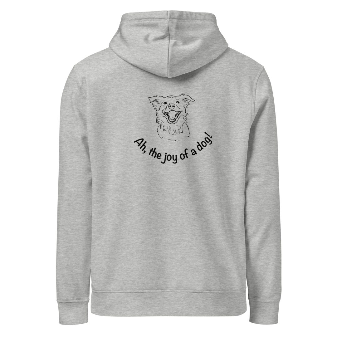 Joy of a Dog Unisex organic hoodie - Image 5