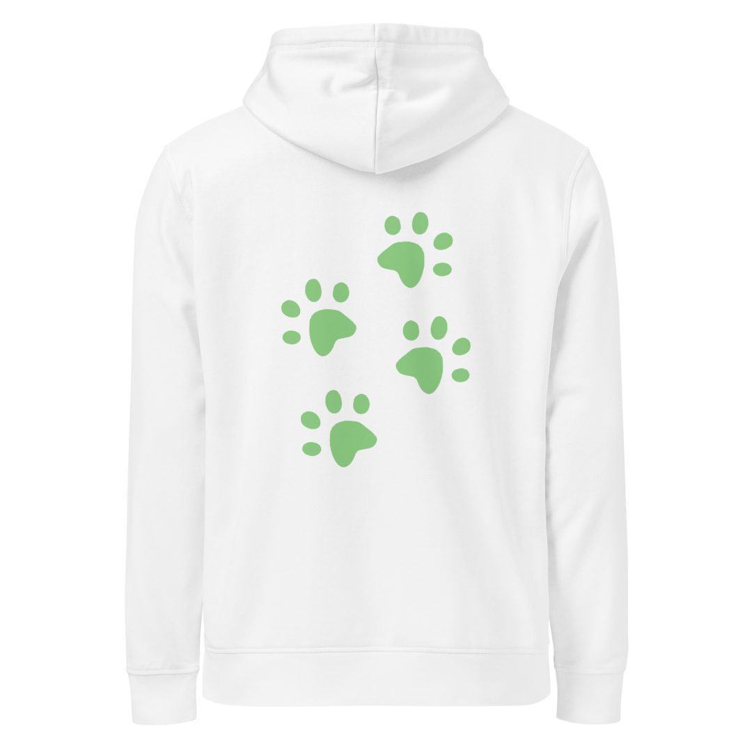 Paw prints Unisex organic hoodie - Image 10