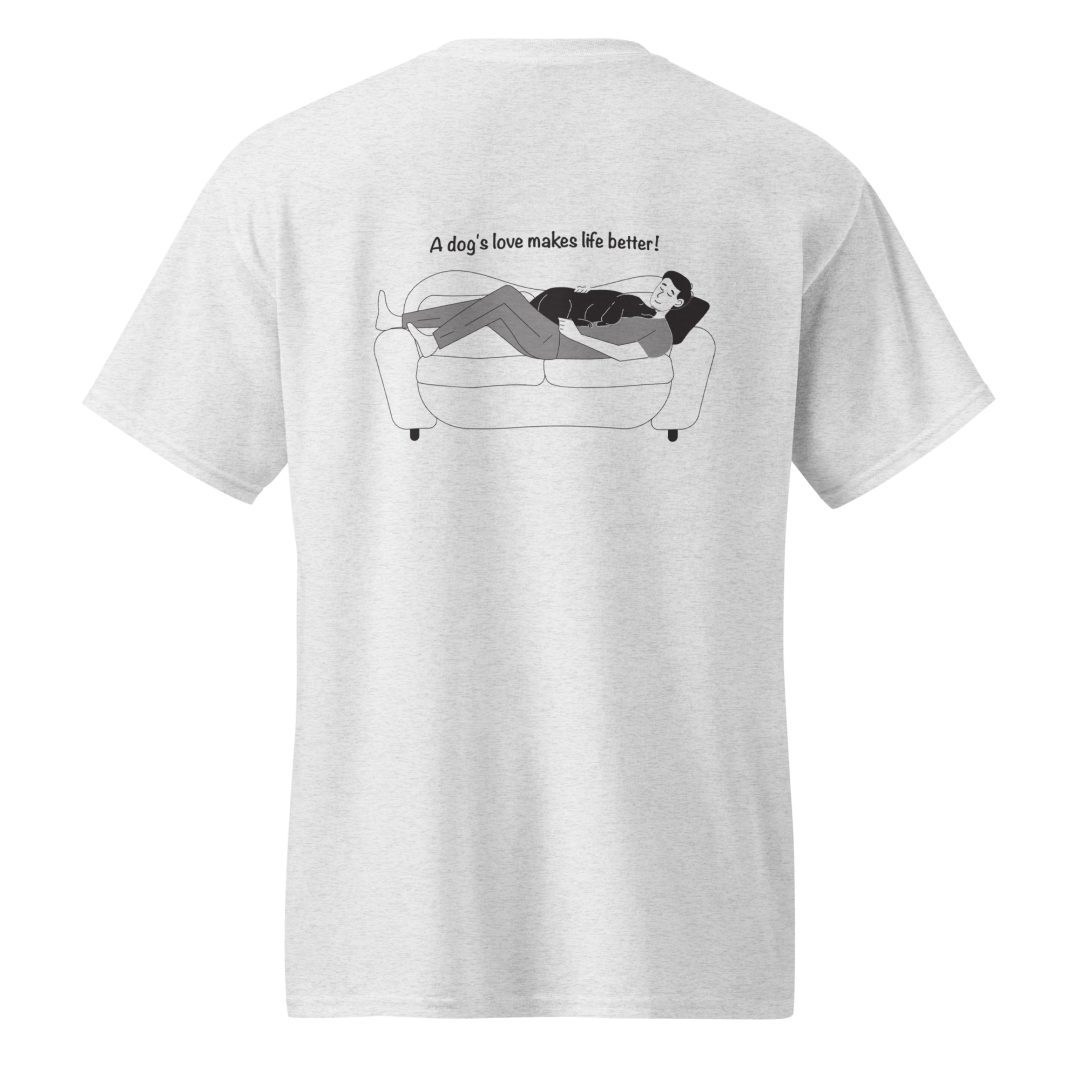 A dog's love makes life better unisex T-Shirt - Image 4