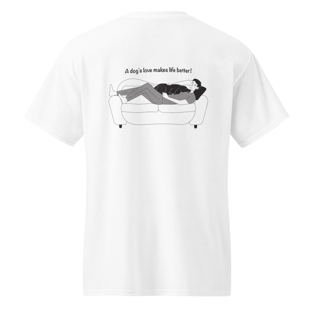 A dog's love makes life better unisex T-Shirt - Image 8