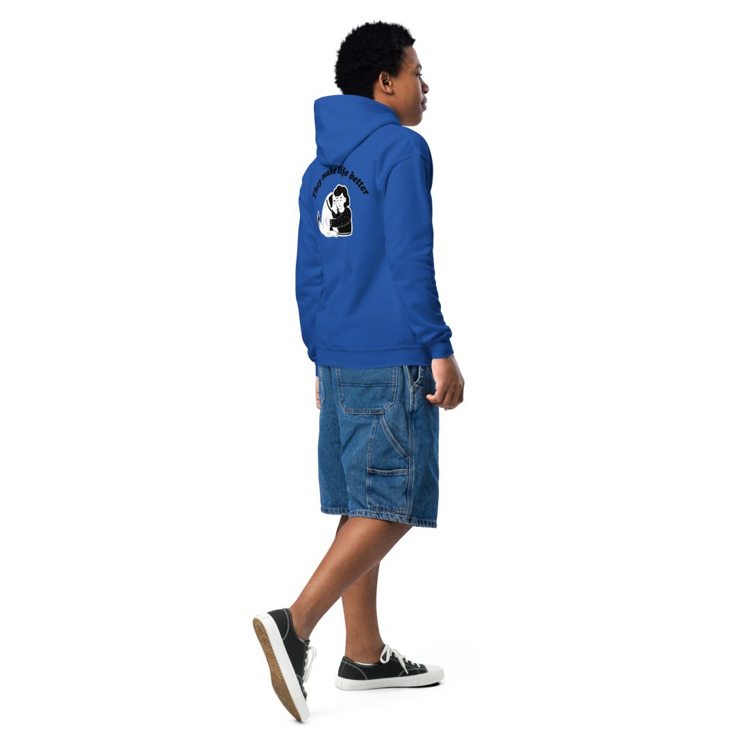 They Make Life Better Youth hoodie - Image 11